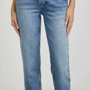 Rails The Melrose High Waisted Distressed Slim Straight Jean
